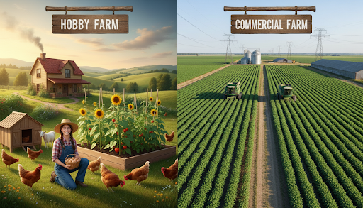 Hobby vs Commercial Farm