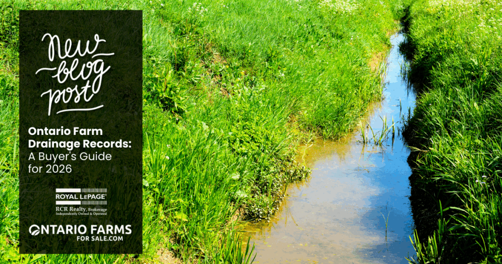 Ontario farm drainage records